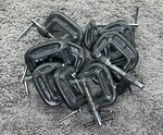 Pc Lot Bulk C-clamp, 38-110, (1 X 1) Inches 52674. Fixed Price $33.24.