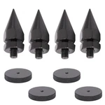 4PACK M6 Iron Speaker Isolation Spike Amp Studio Monitor Stand Feet Cone W/ Base. Fixed Price $17.52.