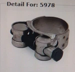 New Central 1" Stainless Steel Pex Clamp 5PACK P/n 5978, Wood Boilers. Fixed Price $22.95.