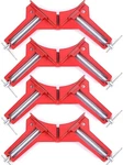 90 Degree Right Angle Clamps - Woodworking Set Of 4, Adjustable Corner Square.... Fixed Price $27.80.