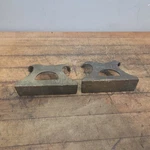Morgan Vise Co Chicago 4.5 Winged Brass Soft Jaws. Fixed Price $75.00.