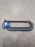 Wilton C-clamp: 12" Max Opening, 3-7/8" Throat Depth 14798. Fixed Price $110.00.