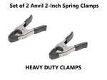 Anvil In. Spring Clamp (2 Pack) Heavy Duty. Fixed Price $8.92.