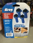 Kreg Tool Company KKS1070 Bench Dogs Blue Nylon, Rubber End Cap. Fixed Price $16.99.