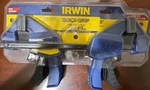 Irwin Quick-grip 150236 One-handed Mini Bar Clamp 4 Pack, 6". Fixed Price $34.89.