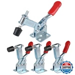 E-ting 4PCS Hand Tool 201B Toggle Clamp 198LBS Antislip Red Horizontal. Fixed Price $16.92.