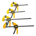 Dewalt DWHT83196 12" And 18" Trigger Clamps - Black/yellow (pack Of 4). Fixed Price $35.99.