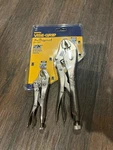 Nos " Irwin Vise Grip 2 Piece Set 1, 10WR, 5WR Great Gift. Fixed Price $32.99.
