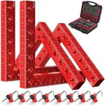 Corner Clamps For Woodworking, 4PCS 5.5" Aluminum Alloy Right Angle Clamp, Sprea. Fixed Price $108.99.