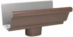 (12 Pack) Brown Aluminum End Section With Drop Outlet Tube, 2501019 Amerimax. Fixed Price $56.55.