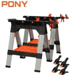Pony 2-PACK 30-3/4" Clamping Bar Set Folding Horses Bench Dog. Fixed Price $162.99.