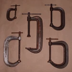 Vintage Armstrong C-clamps Made Usa (select One). Fixed Price $64.00.