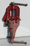 Vintage Ridgid Portable Clamp On Bench Pipe Vise (B-Y-2-A ). Fixed Price $100.00.