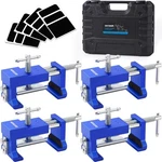 Professional Cabinet Clamps 4 Pack, Heavy-duty Cast Steel Integrated Drill. Fixed Price $46.39.