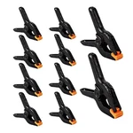 10 Packs 3.4 Inch Professional Plastic Small Spring Clamps Heavy Duty For. Fixed Price $11.30.