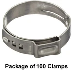 Oetiker 16700015 Stepless One Ear Clamp 12.8MM (closed) - 15.3MM (open) 100 Pack. Fixed Price $38.49.