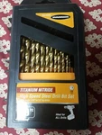 Warrior Titanium Nitride High Speed Steel Drill Bit Set 62281 Factory Sealed. Fixed Price $46.04.
