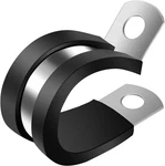 1/2 Inch Cable Clamp, 25 Pack Stainless Steel Wire Rubber Metal Hose. Fixed Price $15.87.