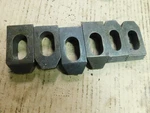 Te-co 30507 Setup Hold Down Serrated Clamps 2.5"L X 1.25"W 1/2" .68" Slot. Fixed Price $40.00.