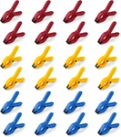 24 Pack Plastic Spring Clamps, 2.5 Inch Heavy Duty Clips For Crafts & Pro. Fixed Price $19.91.