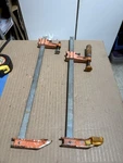 Jorgensen Pc Set #3712-LD Adjustable 12" Light Duty Steel Woodworking Clamps. Fixed Price $22.00.