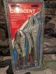Crescent 2PC Locking Pliers Set, Vise Grips, 10IN 7IN, CLP2SENT. Fixed Price $31.47.