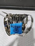 12PC 4" Steel Adjustable Hose Clamps Worm Gear Duct Pipe Auto Dryer Vent. Fixed Price $25.00.