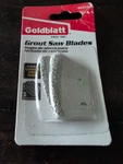 Goldblatt Blades For Tile Grout Saw (G02739) Durable Carbide Grit Edge 2-PACK. Fixed Price $5.85.