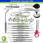 22PCS Endodontic Root Canal Kit Composite Filling Carver Syringe Brinker Clamps. Fixed Price $54.39.
