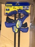 Irwin Industrial Tool 54122 Count In. One Handed Mini Bar Clamps. Fixed Price $35.95.