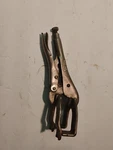 Vintage Petersen Dewitt Vise Grip 9R Locking Welding Clamp Pliers - Usa. Fixed Price $15.00.