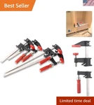 Bessey GSCC4PK-C F-style Clamp Set 600 Lb Capacity For Woodworking Projects. Fixed Price $56.09.