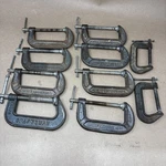 Craftsman Clamp Lot Of (7) 4"/100MM 66724 (1) 66674 (2) 3"/75MM 66673. Fixed Price $66.38.