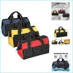 Sturdy 13-INCH Waterproof Tool Bags 3-PACK, Ideal For Electricians & Mechanics. Fixed Price $42.99.