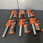 Lot Of 6 Jorgensen Light Duty Steel Bar Clamp 2 Depth Opening #3704-LD. Fixed Price $54.45.