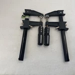 Set Of - Pittsburgh, 6" Quick Release Bar Clamps, Powder Coated, 2.5" Throat. Fixed Price $14.99.