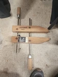 Vintage Sears Craftsman 12" Adjustable Wood Gluing Clamp 66644 Made Usa. Fixed Price $24.99.