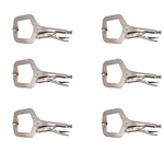 Hfs(r) 6 Pc 11 C-clamp Locking Pliers, With Swivel Pads Heavy Duty C-type. Fixed Price $42.99.