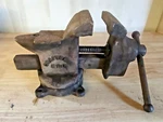 Vintage Craftsman 5215 Bench Vise Swivel Mount Made Usa 3.5" 4.5" Jaw Opening. Fixed Price $59.99.