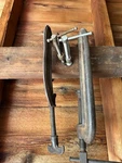 Vintage Clamps. Great Shape. One Is Bent. All Working Condition. Fixed Price $6.00.