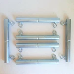6PC 2 Way Joiner Fitting Pipe Connector Canopy Patio Carport 3/4" (fca). Fixed Price $38.10.