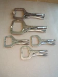 5 Irwin Welding C-clamp Vise Grip 11SP 11R & 6R Work Well Good Cond! (pls Read). Fixed Price $45.99.