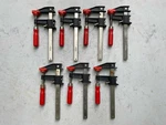 Lot Of 7 Bessey GSC2-506 Sliding Bar Screw Clamps -capacity. Fixed Price $109.99.