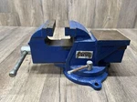 Central Forge 3 In. Cast Iron Swivel Vise W/ Anvil. Fixed Price $29.99.