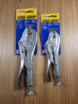 Nos Vise-grip Usa Straight Jaw Locking Pliers Set 10R-3 & 7R-3 Petersen. Fixed Price $49.95.