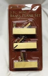 Windsor Design 3 Pc Mini Brass Wood Plane Set Sealed New #97545. Fixed Price $9.89.