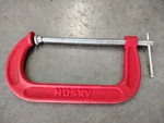Husky C-clamp 8" Red. Fixed Price $15.95.