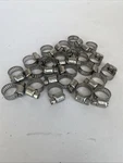 Ideal Tridon #04 Mini Hose Clamp Lot Of - 7/32 5.6 16MM All Stainless. Fixed Price $13.98.