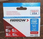Arrow 1000PC Genuine T-50 Staples 5/16" #505SS1. Fixed Price $13.13.