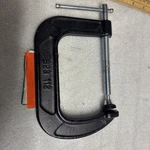 Husky 4" C-clamp Cast Iron New 823-112 Outbox. Fixed Price $6.00.